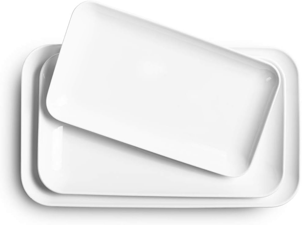 DELLING Large Serving Platter Set Compact Design for Perfect Serves
