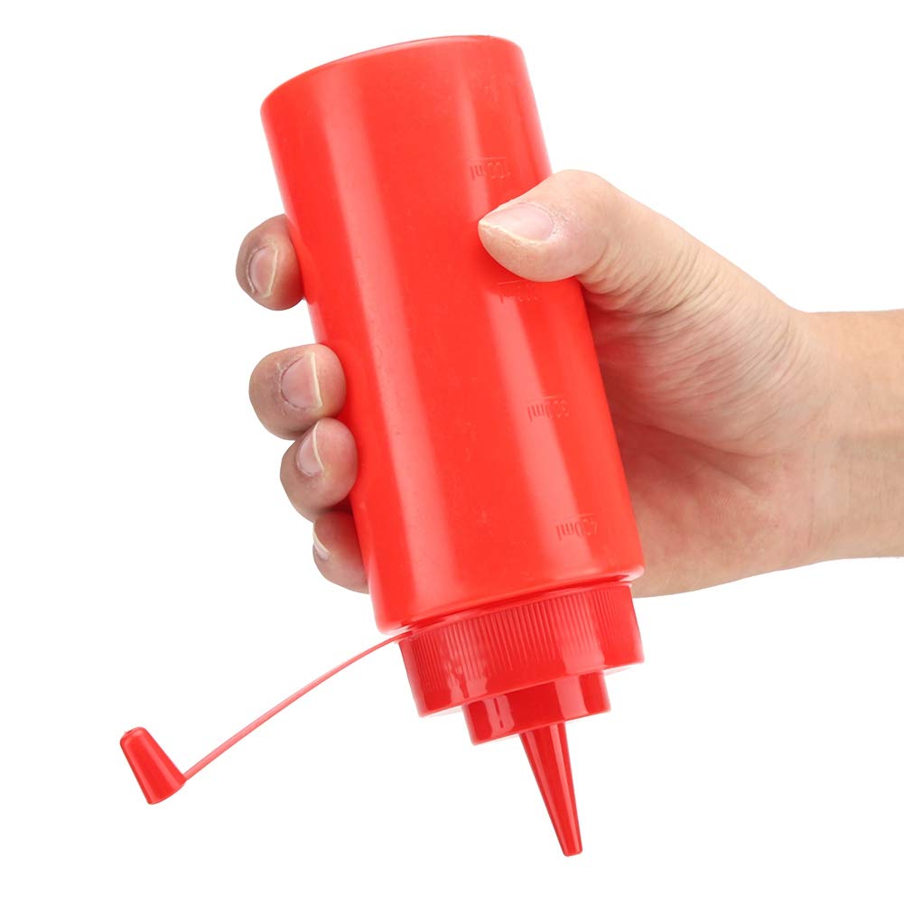 XIASABA Red 460ml Condiment Dispenser