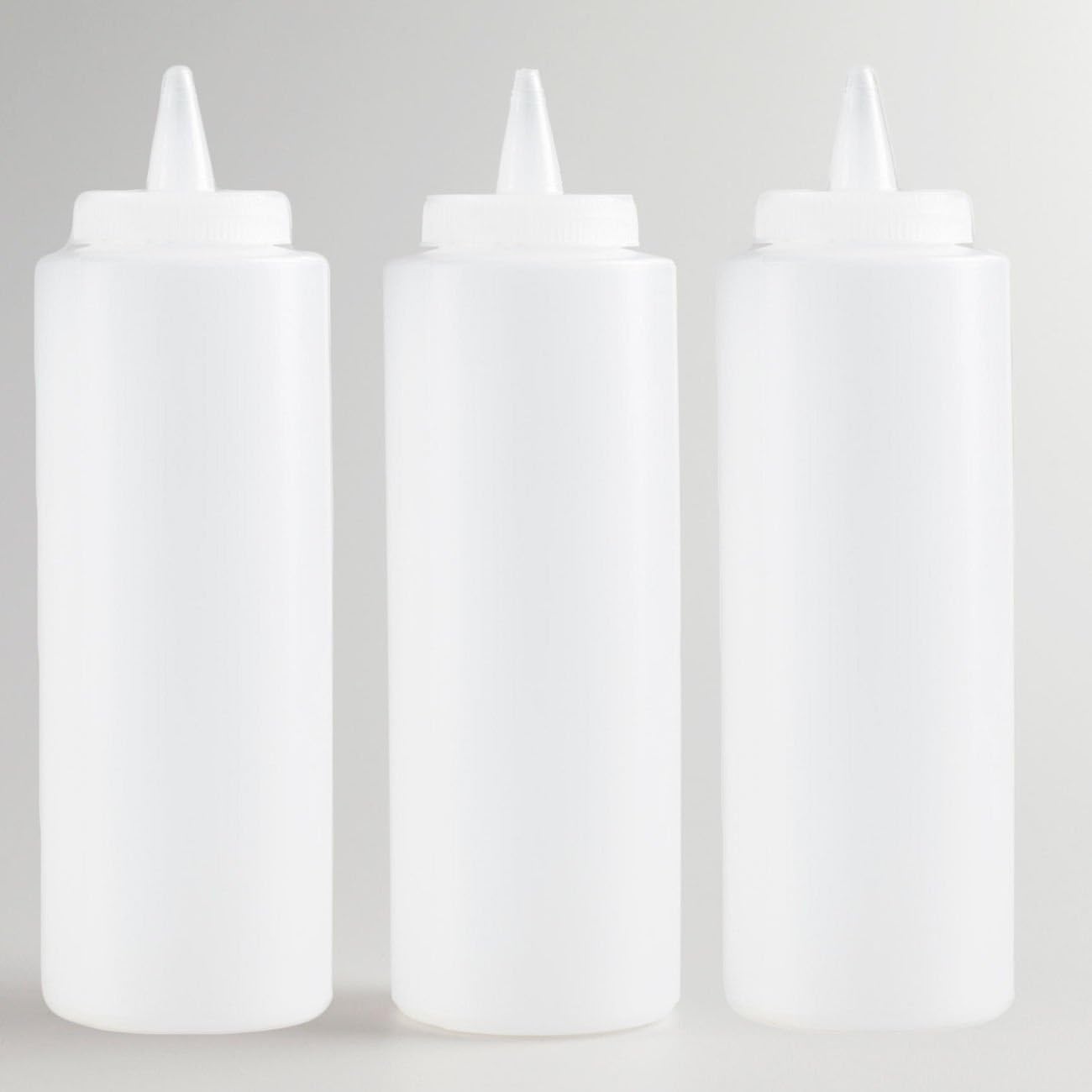 Durable Clear Squeeze Bottle Professional Design for Commercial and Home Use