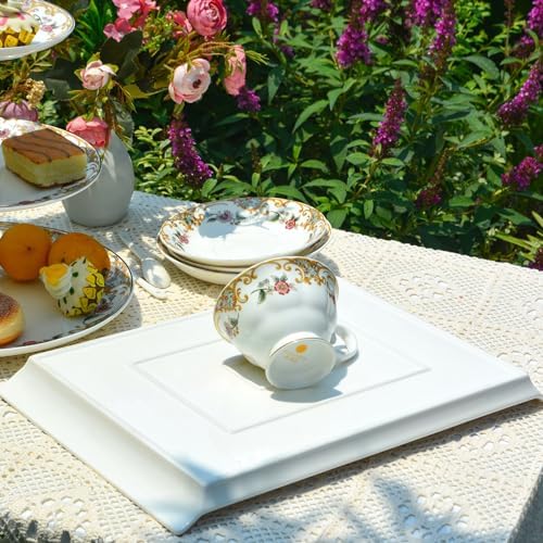 Luxury Bone China Elegant 14 Serving Tray