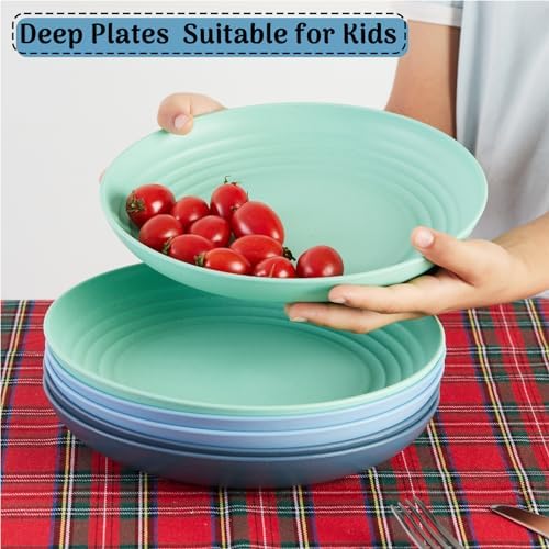Best Child-Friendly Dinner Plate Set with Eco-Friendly Wheat Straw PP Design