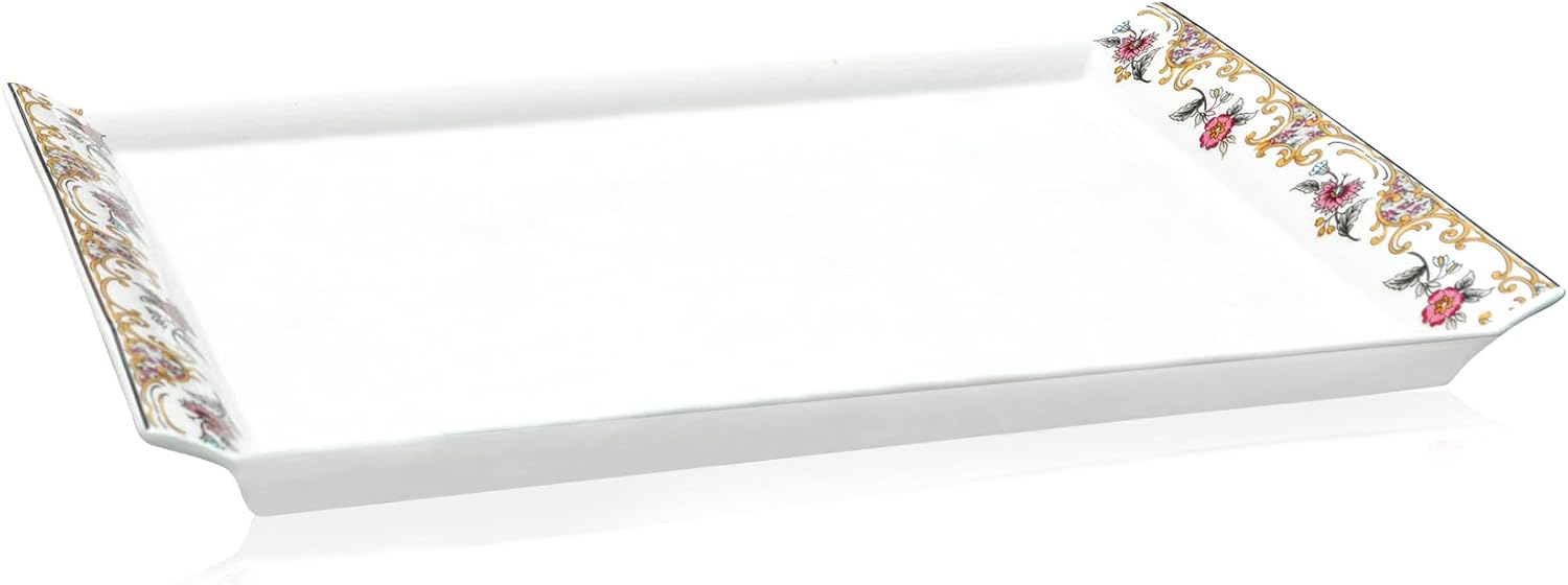 Luxury Bone China Elegant 14 Serving Tray