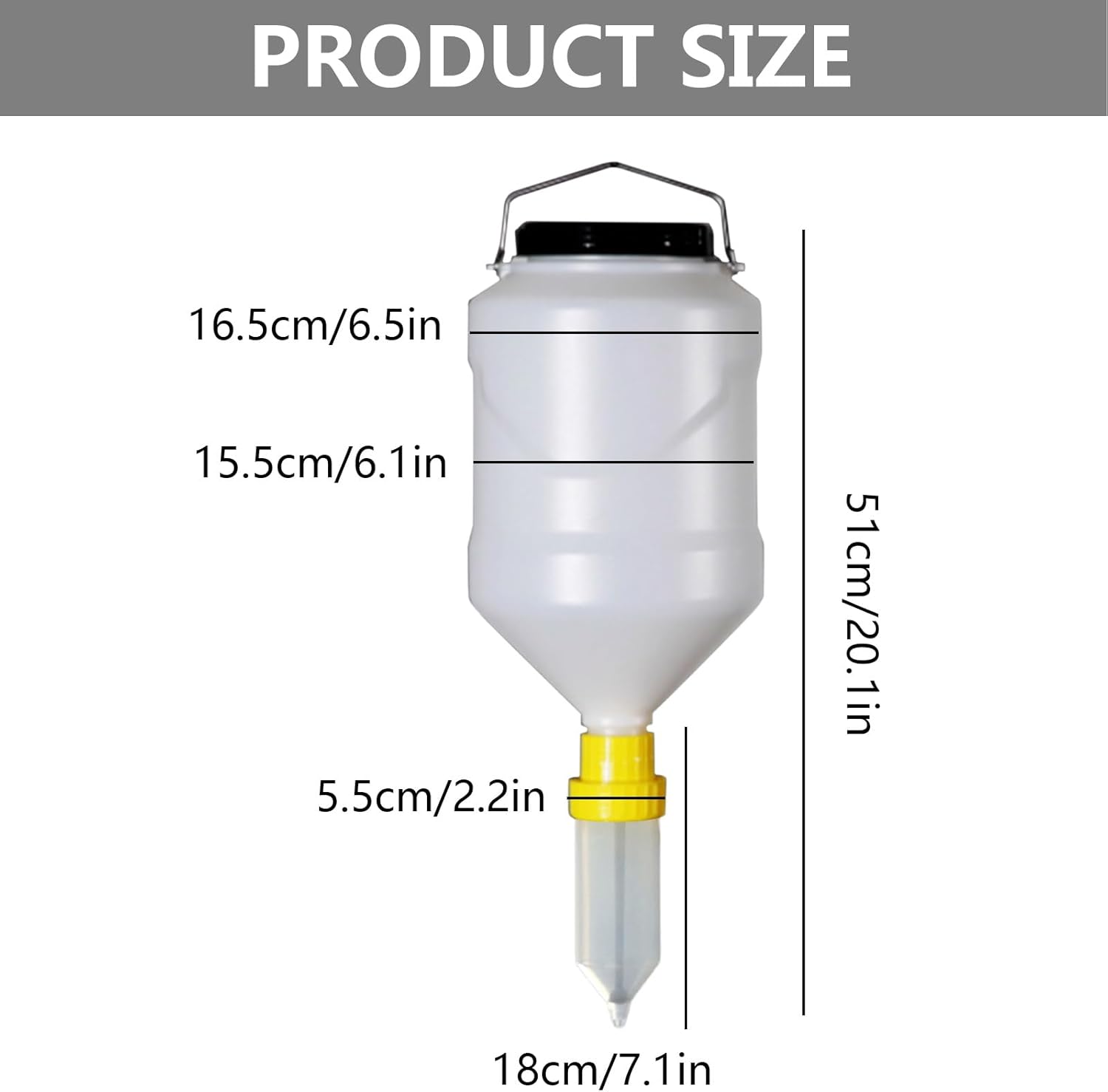 Efficient 3L Condiment Squeeze Bottle