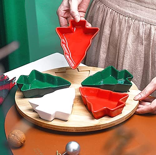 Rotating Colorful 108-inch 5PCS Plates Set