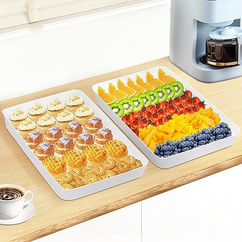 4-Piece Serving Tray Set for Entertaining