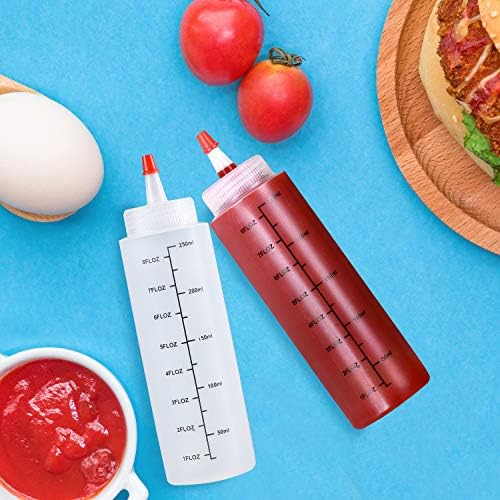 Premium BPA-Free Squeeze Bottles - Easy to Use Durable and Multipurpose