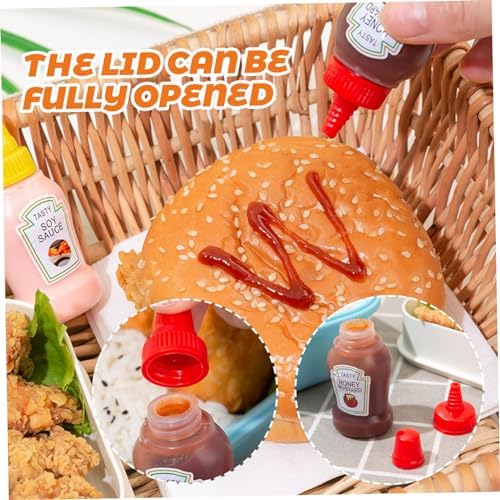 Neroyaner4-Pack Mini Ketchup Bottles