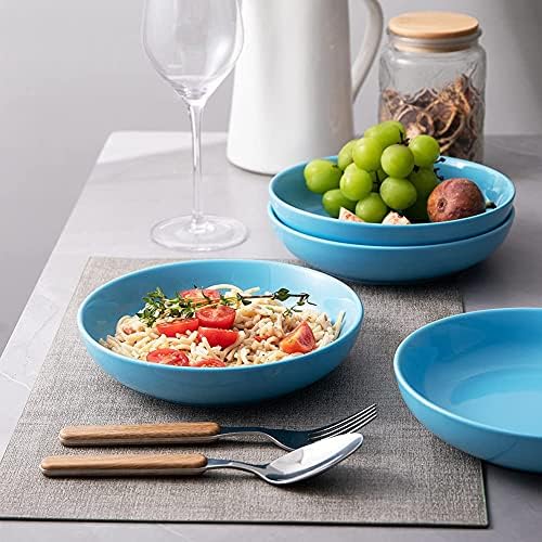 Sweejar Dinner Bowls Set Steel Blue
