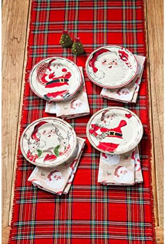 Mud Pie Santa Salad Plate - Christmas Gift