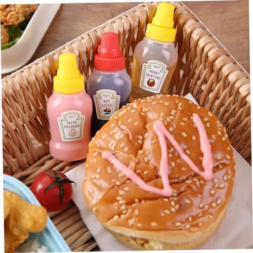 Neroyaner4-Pack Mini Ketchup Bottles