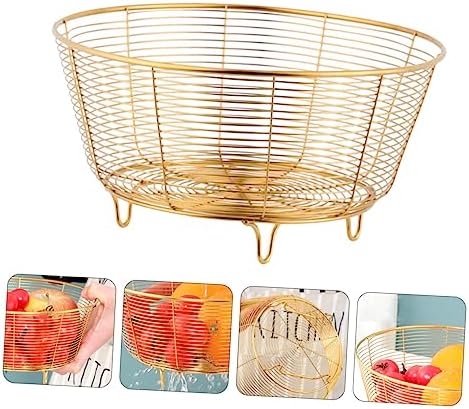 OKUMEYR Durable Stainless Steel Fruit and Vegetable Basket