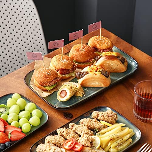 Stylish 3-Piece Rectangular Serving Platter Set