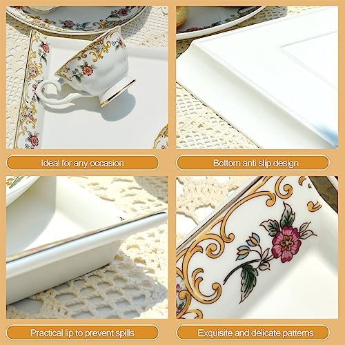 Luxury Bone China Elegant 14 Serving Tray