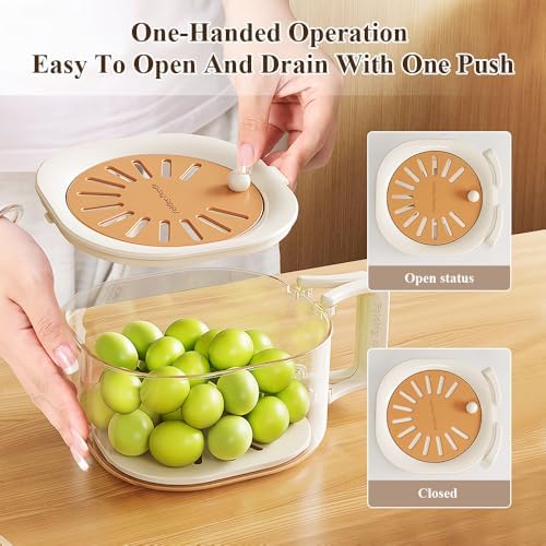 Collapsible Drainer Basket for Fruits Vegetables