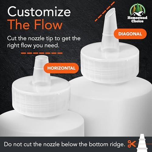 2-Pack Squeeze Bottles for Condiments