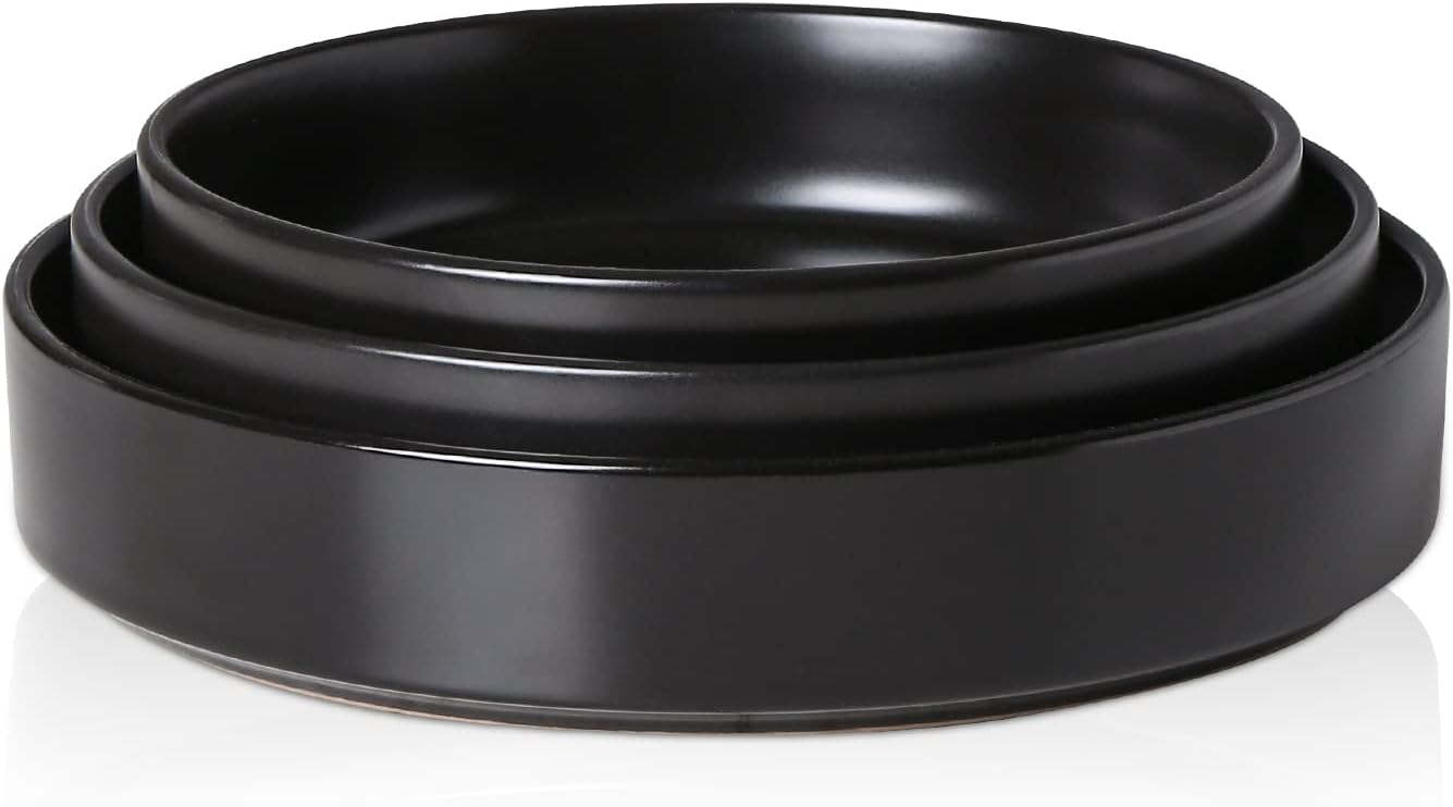 Vibrant Stoneware Bowl Set - Perfect for Kitchen Serving
