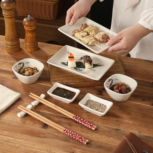 Elegant Sushi Plates Set
