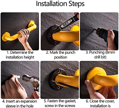 Safe Durable Bathroom Grab Rail