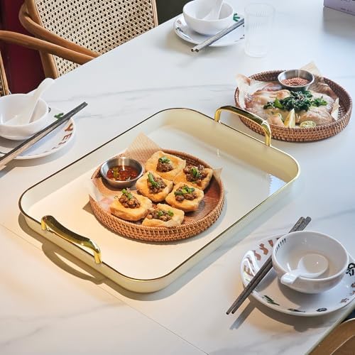 JEESA Set of 3 Serving Platters with Handles