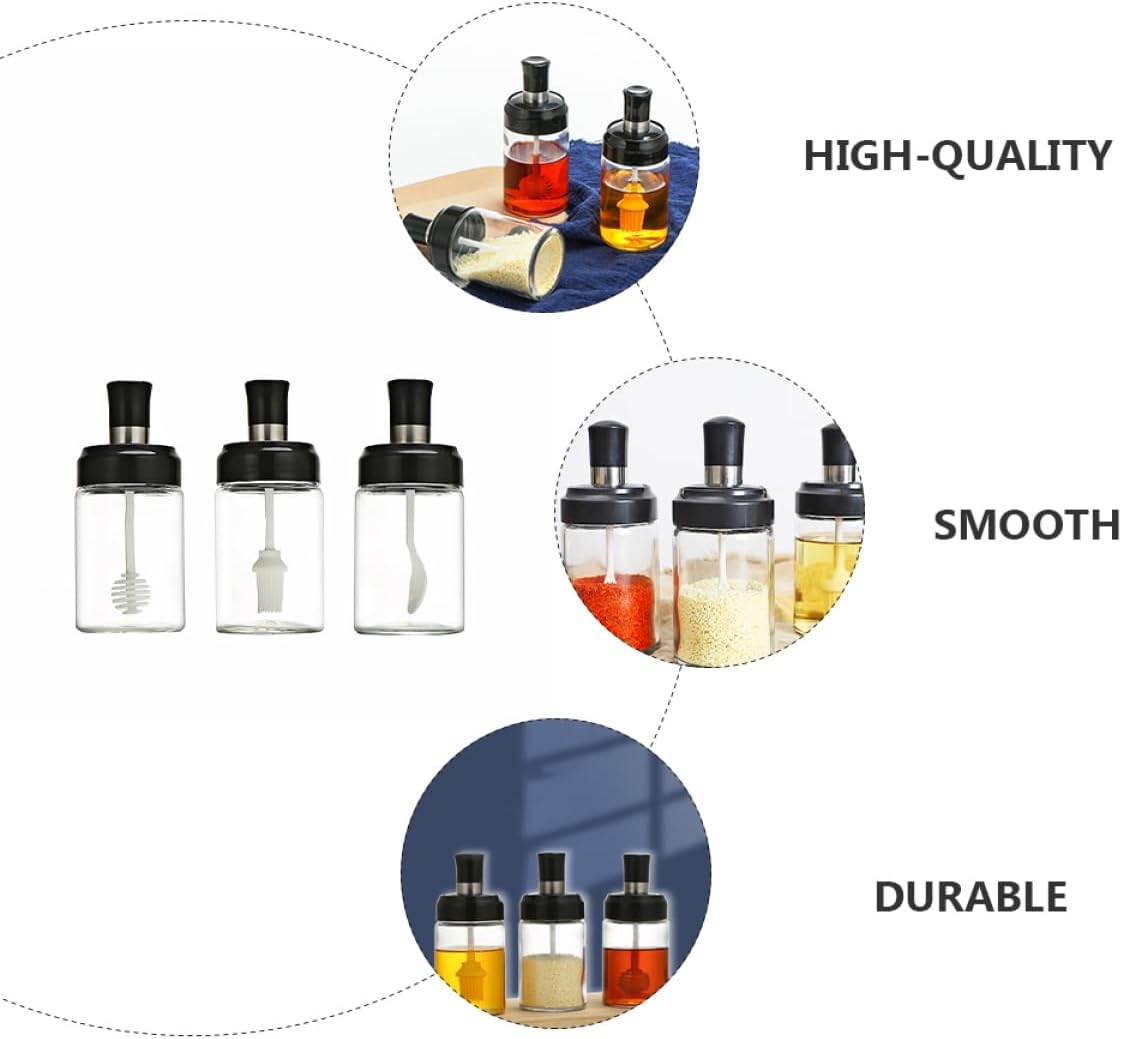 3-Piece Cabilock Kitchen Seasoning Bottles