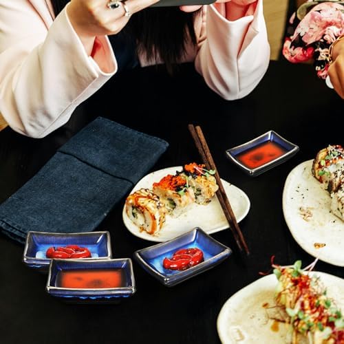Zerodeko 4-Piece Japanese Style Ceramic Dishes