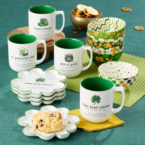St Patricks Day Shamrock Bowls Set of 6 Just Because Cereal deserves it