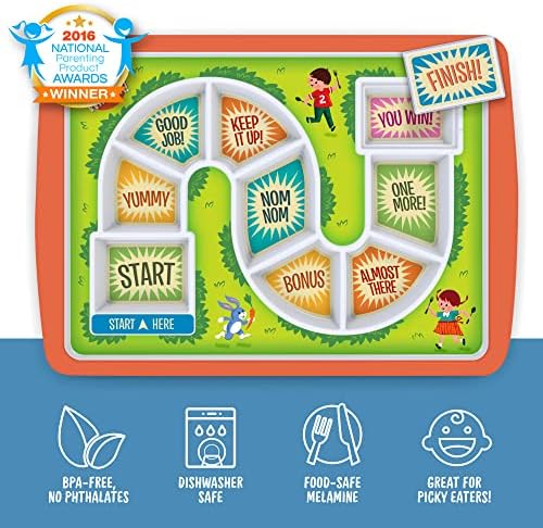 Dinner Winner Game Plate for Kids
