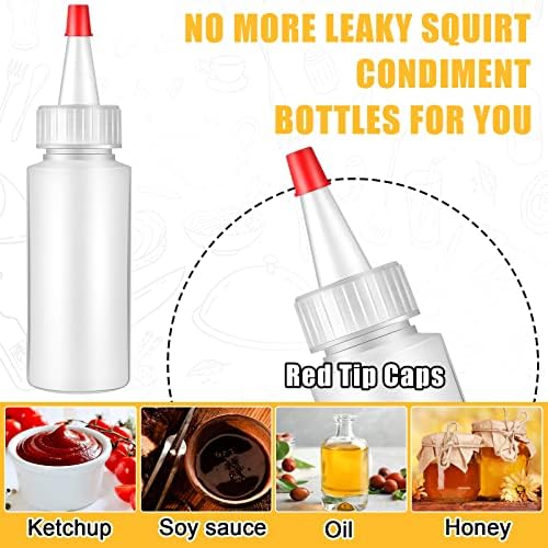 80-Piece Refillable Mini Squeeze Bottles