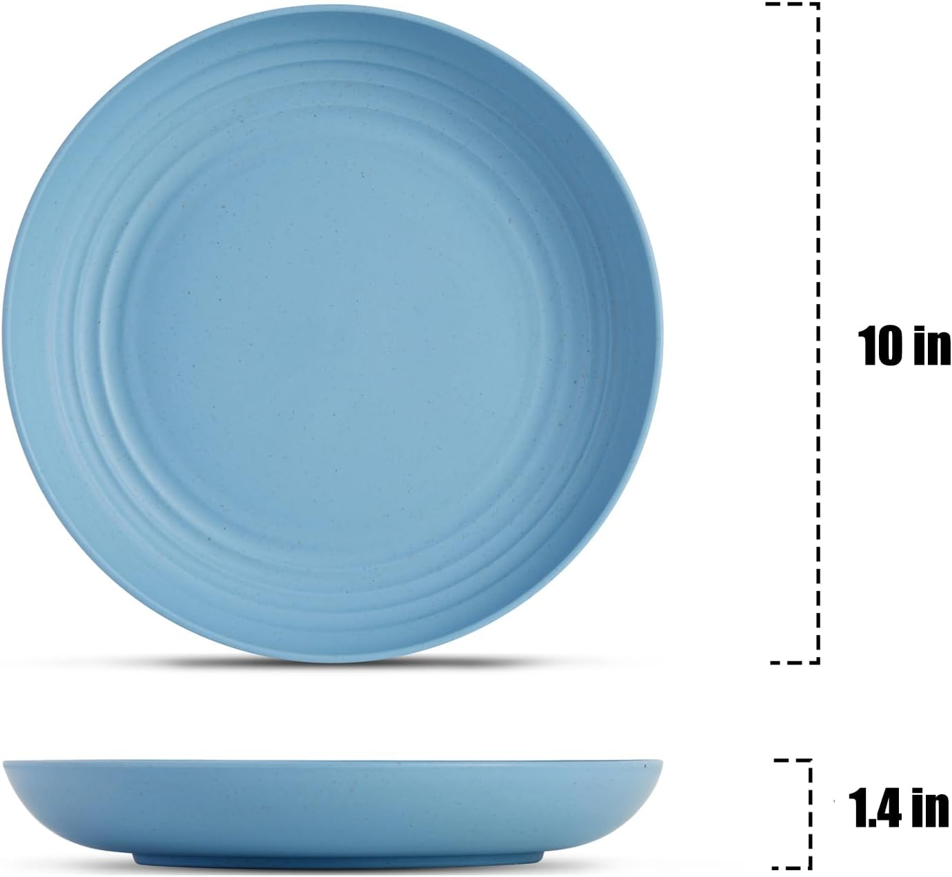 Best Child-Friendly Dinner Plate Set with Eco-Friendly Wheat Straw PP Design