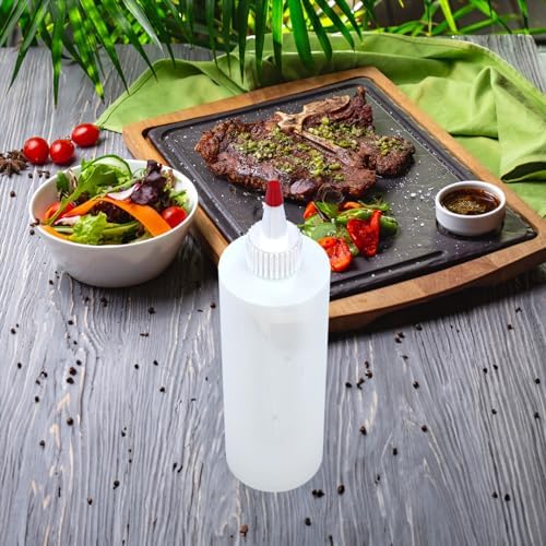BRIGHTFROM 16oz Squeeze Bottle BPA-Free Leak-Proof for Kitchen Crafting