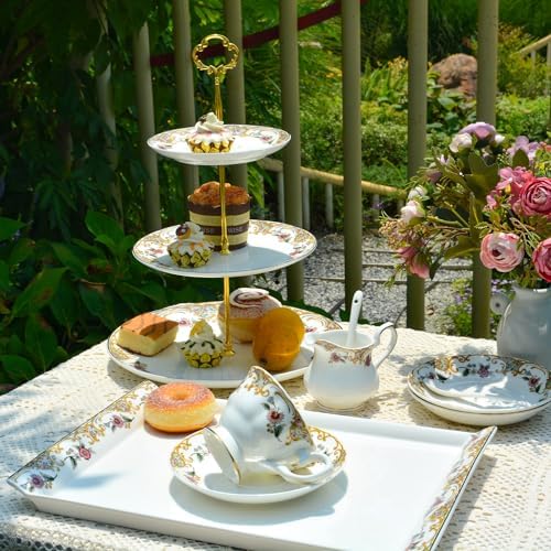 Luxury Bone China Elegant 14 Serving Tray
