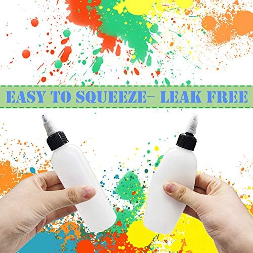 Leak-Proof Reusable Plastic Boston Squeeze Bottles