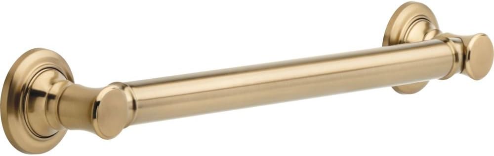 Experience Safe Bathroom Living with the Delta Faucet 41618-CZ Traditional Grab Bar