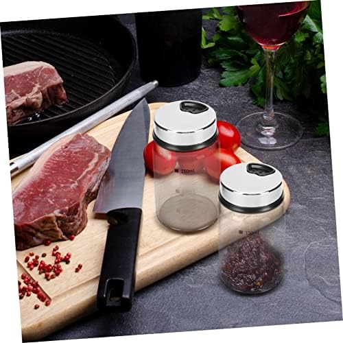 CIYODO2PCS Glass Condiment Bottles
