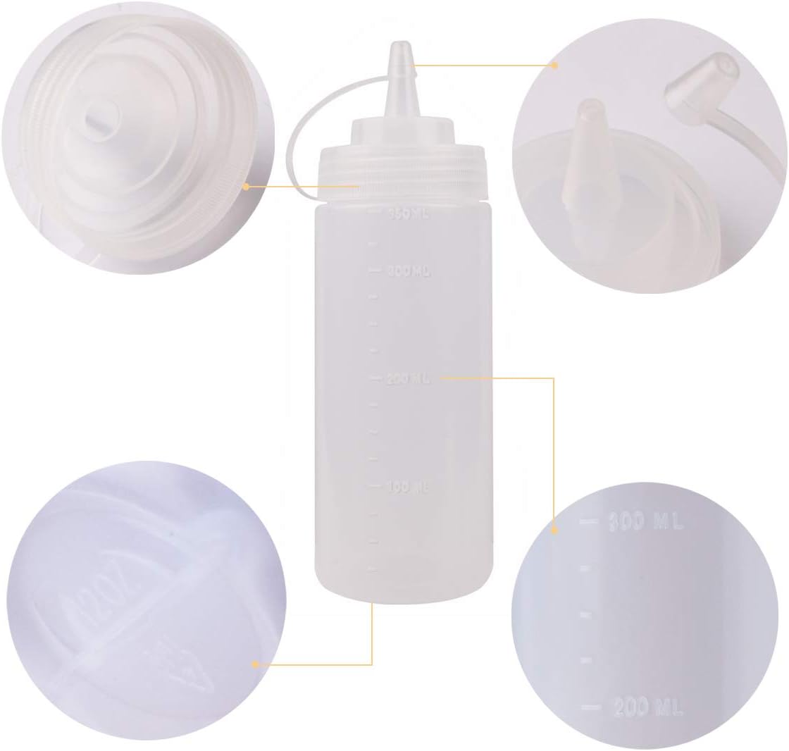 Secure Squeeze Bottles for Kitchen Use