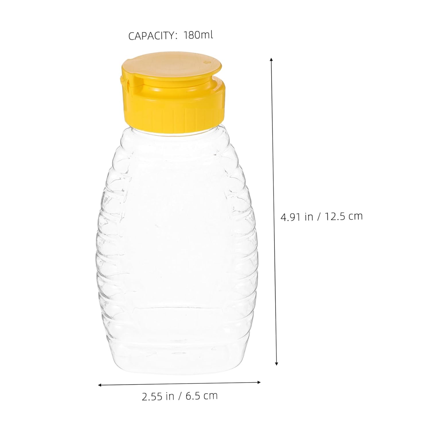 BESPORTBLE2-Piece Portable Honey Squeeze Dispenser Bottles