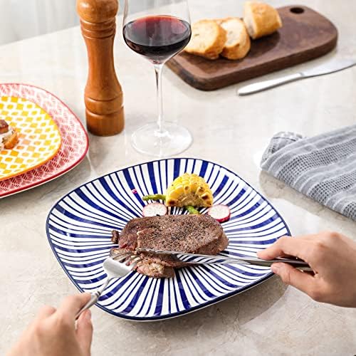 Selamica Square Salad Plates Set of 6