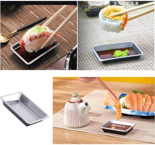 Mantouxi 100Pcs Disposable Dinnerware Dishes Stackable Eco-Friendly