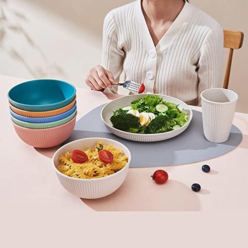 18pcs Unbreakable Reusable Dinnerware Set