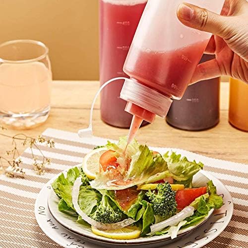 Axe Sickle 20 Oz Plastic Squeeze Condiment Bottle Set of 3