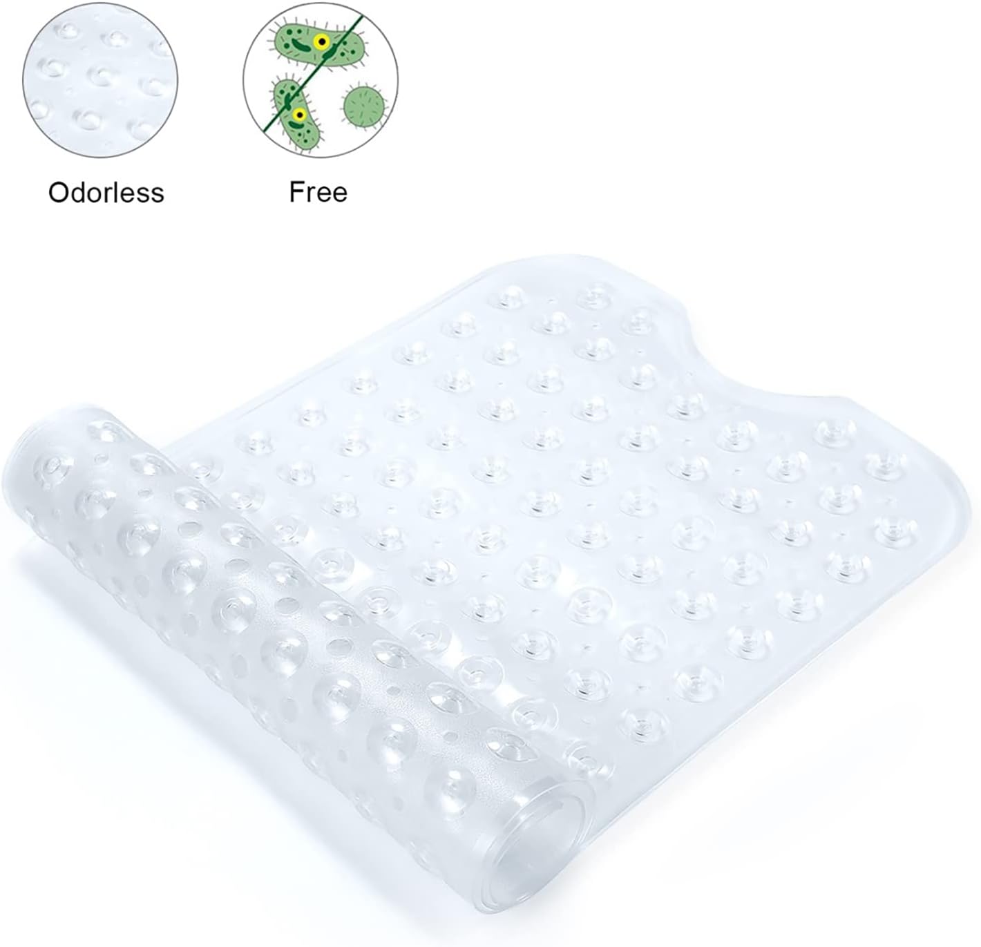 YINENN Bath and Shower Safety Mat 40x16 Inch Non Slip