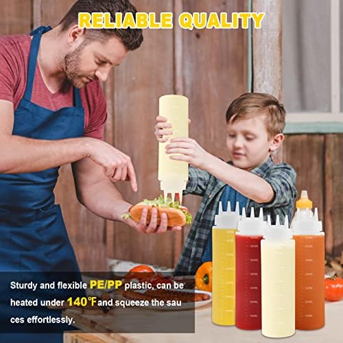 Saladulce 23oz Squeeze Bottles 4-Pack