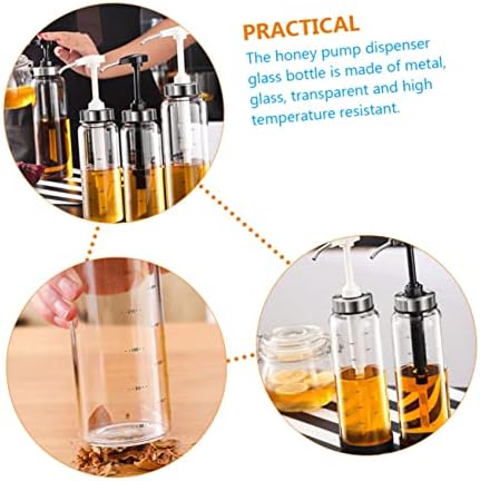 Adjustable Honey Dispenser Bottle - 500ml Capacity for Unique Flavors