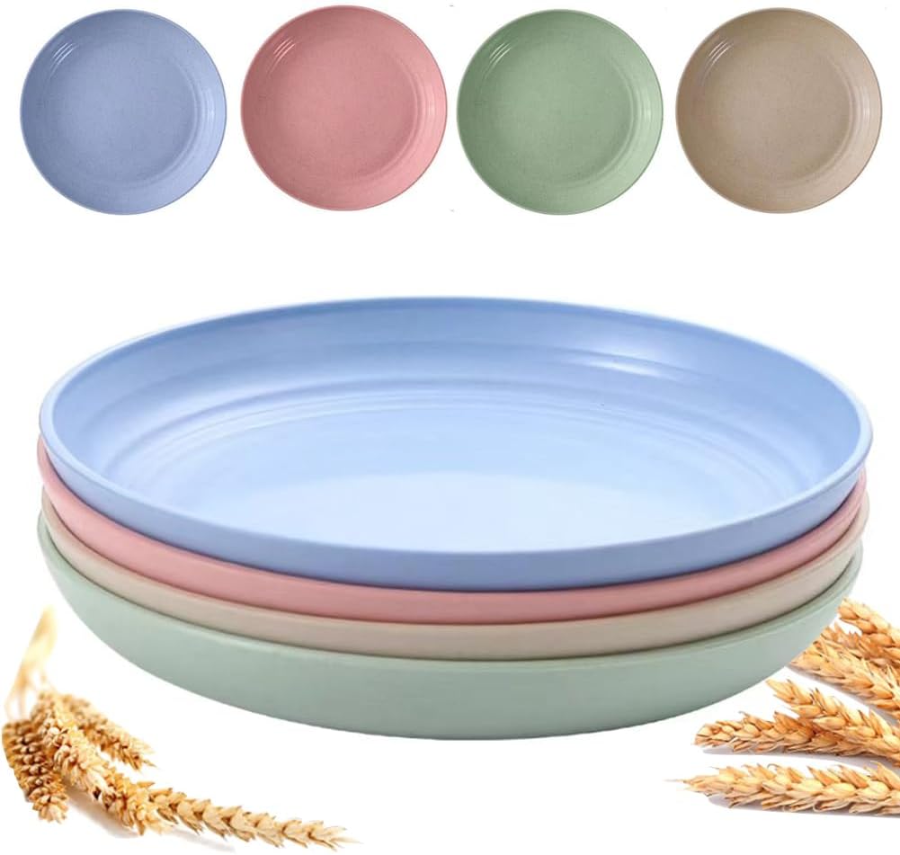 9-inch Reusable Wheat Straw Plates