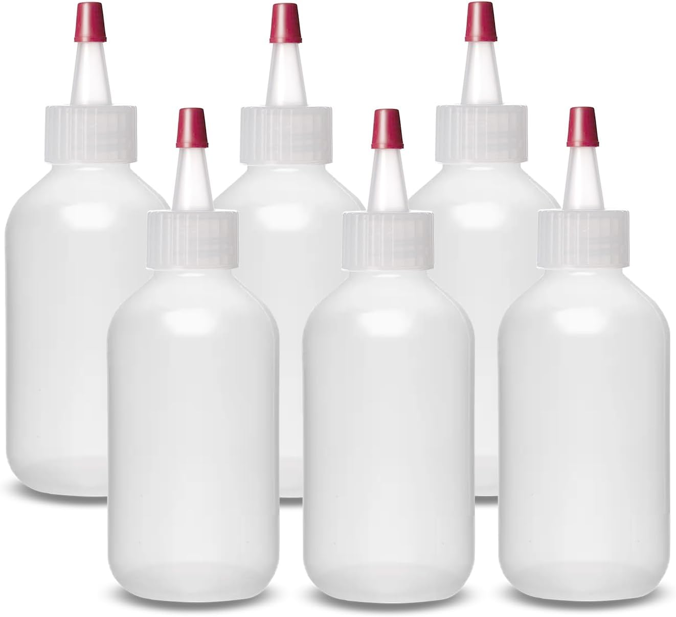 2 oz Plastic Squeeze Bottles with Yorker Caps