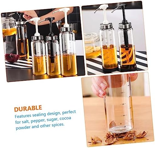 Perfect for Honey Syrups Salad Dressings - 500ml Glass Metal Dispenser Initiatives