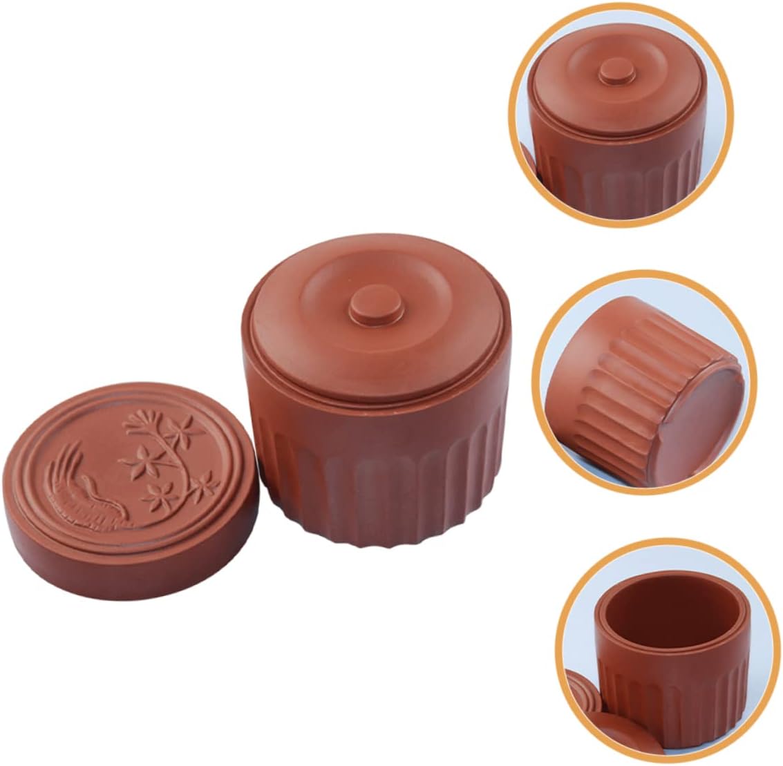 Sturdy Double Lid Cling Pot