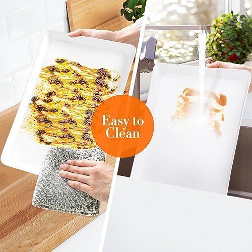 4-Piece Serving Tray Set for Entertaining