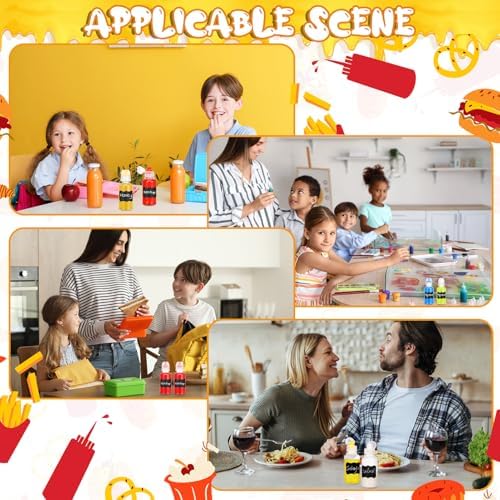 Mini Flip-Lid Squeeze Bottles - Compact Durable