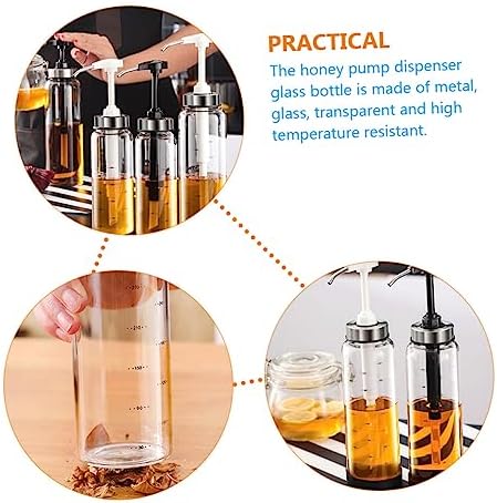 Sleek 500ml Honey Dispenser Jar for Kitchen